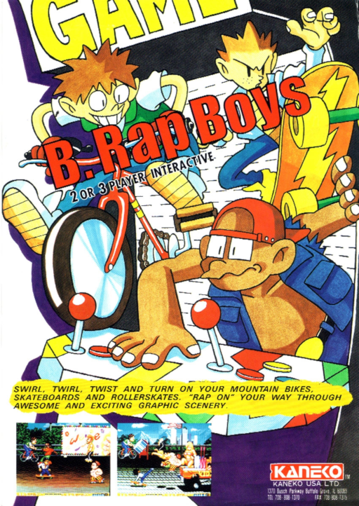 B.Rap Boys (World) Arcade Game Cover